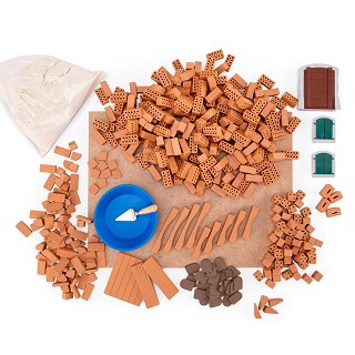 Building set - knight's castle - 435 pieces
